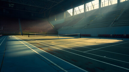 Empty sports stadium during the virus pandemic : Generative AI