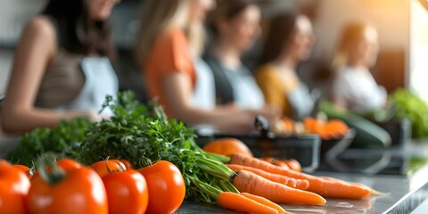 Nutritionist teaching group about balanced eating and making healthy food choices. Concept Nutrition Education, Balanced Eating, Healthy Food Choices, Group Teaching, Nutritional Guidance