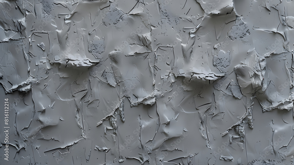 Poster gray stucco wall building as texture background : generative ai