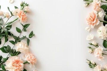 Elegant Floral Arrangement on a Clean White Background