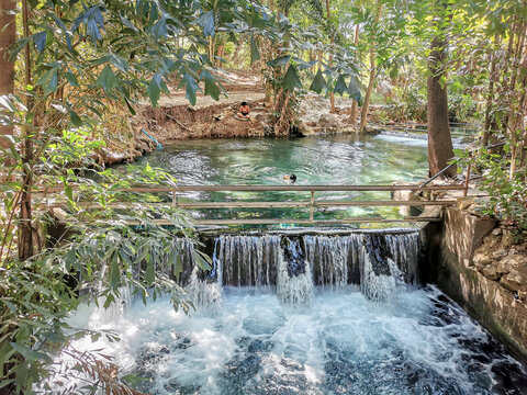 Landscape of Ban Tha Chang spring,located in Pakchong town,Nakorn Ratchasima of Thailand