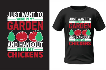 Gardening T-shirt Design