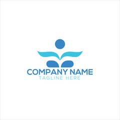 University education logo design vector template
