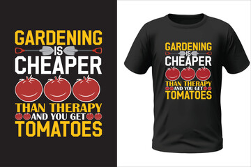 Gardening T-shirt Design