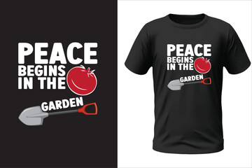 Gardening T-shirt Design