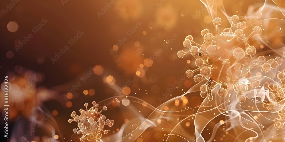 Poster using nanoparticles to target cells for precise drug delivery in molecular-level disease treatment. 