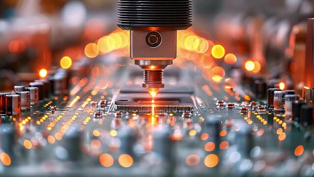 Automated manufacturing soldering and assembly pcb board