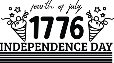 Fourth of July 1776 Independence Day