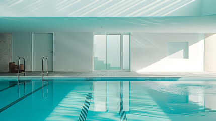 Empty swimming pool&nbsp;Mallorca Balearic Islands Spain : Generative AI