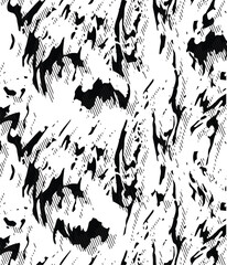 Grunge background black and white. Texture of chips, cracks, scratches, scuffs, dust, dirt. Dark monochrome surface. Old vintage vector pattern. Vector Format	