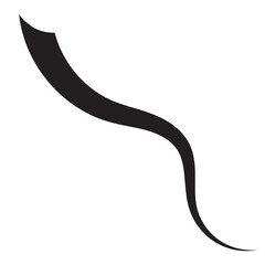 Swoosh vector. Hand drawn swoosh elements, and swoop underline typography tails shape in flat styles.  ribbons. Design concept element collection. vector illustration. EPS 10/Ai