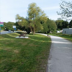 Obraz premium Parque en Oleiros, Galicia