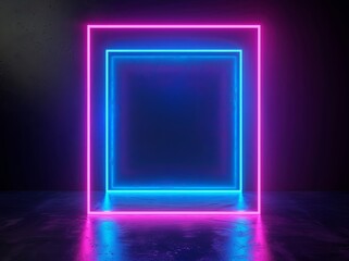 Vibrant neon square lights serve as an abstract wallpaper, adding a modern, best seller vibe perfect for edgy backgrounds