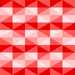 abstract red geometric background, red seamless pattern, prism, crystal theme for decoration