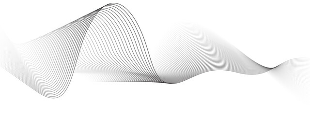 Abstract Line futuristic style background. Flowing wave pattern 3D curve halftone. Technology vector concept.