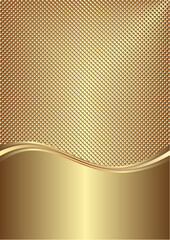 golden background divided into two with texture