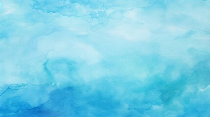 A seamless watercolor texture in cool blue tones resembling a peaceful sky or tranquil sea