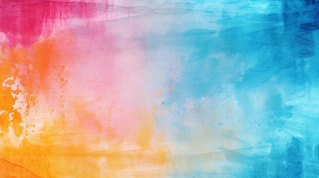 Warm and cool tones collide in this brightly colored watercolor texture representing energy and passion