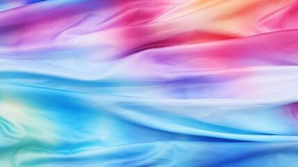 Fototapeta premium An abstract image highlighting the graceful flow and vivid colors of silky fabric Perfect for conveying elegance and fluidity
