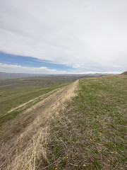 view from a high mountain