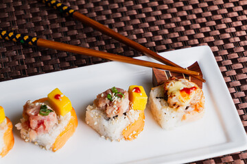 Delicious Gourmet style Sushi.