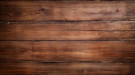 Naklejka premium A richly textured wooden plank background with evident grain lines and warm color, perfect for design