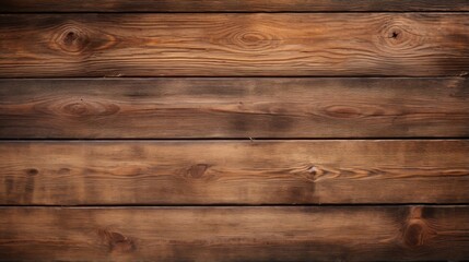 High-resolution photograph of horizontal dark wooden planks with knots and unique patterns, imparting a rustic charm and texture to the image