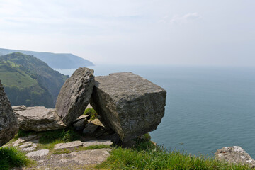 Valley of the Rocks near Lynton, North Devon, England