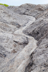 Kultippen Hasle - old coal mining waste location. Denmark Bornholm