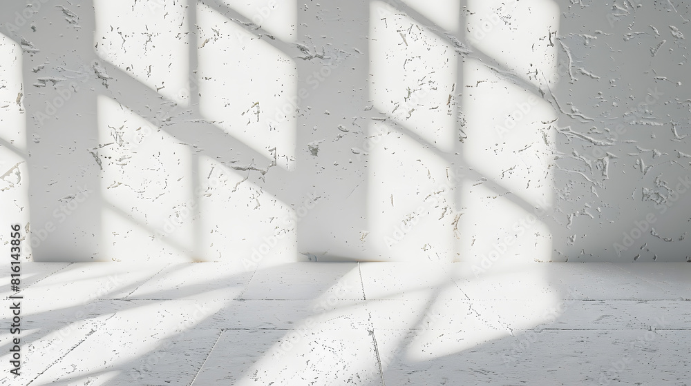 Aufkleber white cement wall background in vintage style for graphic design or wallpaper pattern of soft concre