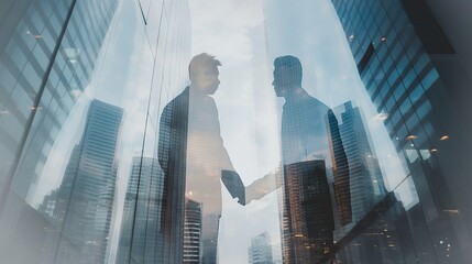 handshake between businessmen
