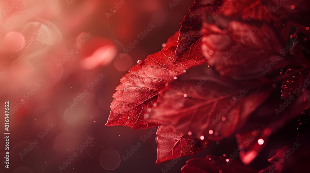 Poster autumn background space : generative ai