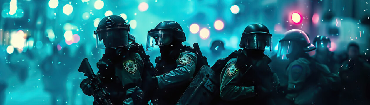 De-escalation (Turquoise): Signifies efforts by police to de-escalate tensions and prevent violence during protests
