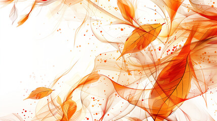 illustration of abstract floral background
