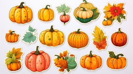 An array of colorful pumpkins and plants nicely capture the essence and beauty of the fall season