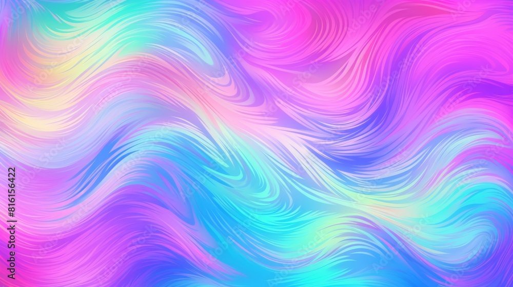 Canvas Prints an abstract pattern featuring waves of pastel pinks, blues, and purples creating a dynamic movement