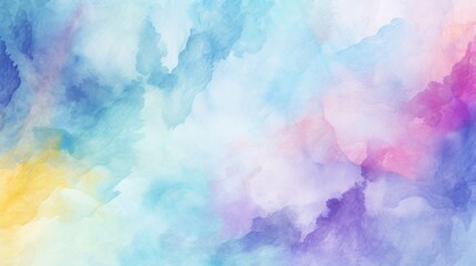 This is a tranquil and soft watercolor background with a harmonious blend of blue and pink hues, resembling a serene sky at dusk