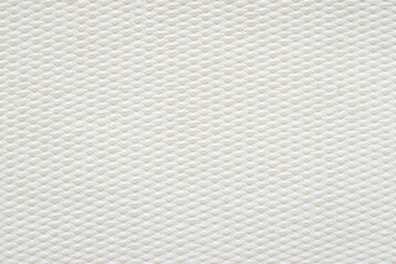 White cotton boucle fabric texture as background