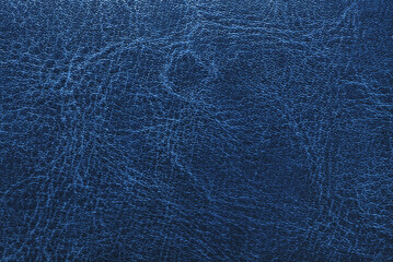 Blue leather texture as background
