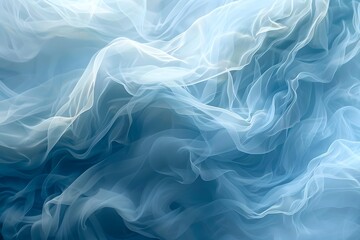 Obraz premium A close up of a blue and white background with a wave