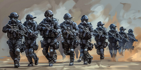 Training (Gray): Signifies the specialized training that police receive to operate in a militarized manner