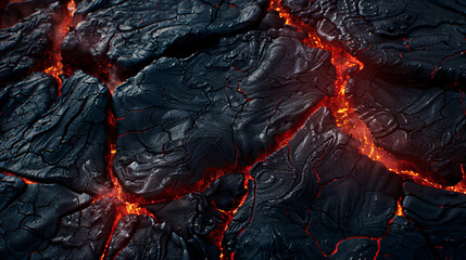 Crack in cooled lava --ar 16:9 Job ID: 1d32adb3-24b4-4a84-804b-36201d7b37f7