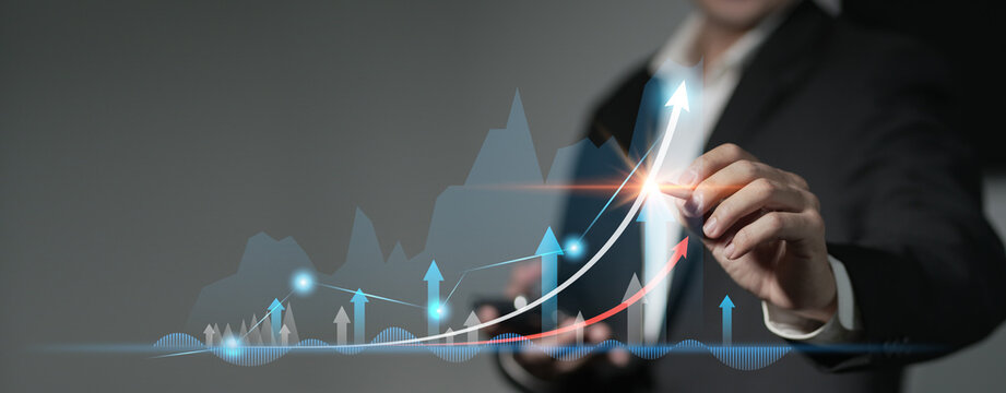 Interest rate and dividend concept, businessman calculating income and return on investment, save, income, return, compensation fund, investment, dividend tax, stock market, saving, trade..