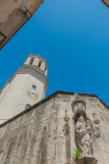Cathédrale de Gérone en Catalogne, Espagne.