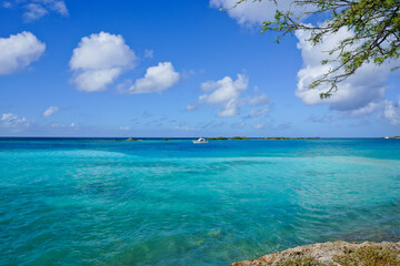 Beautiful seascape Pos Chiquito Beach Park Aruba