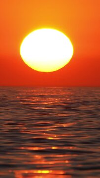 Paceful Sunrise over the Sea