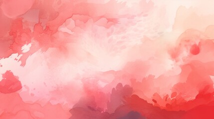 This abstract red watercolor background with soft textures is perfect for designs requiring a gentle touch
