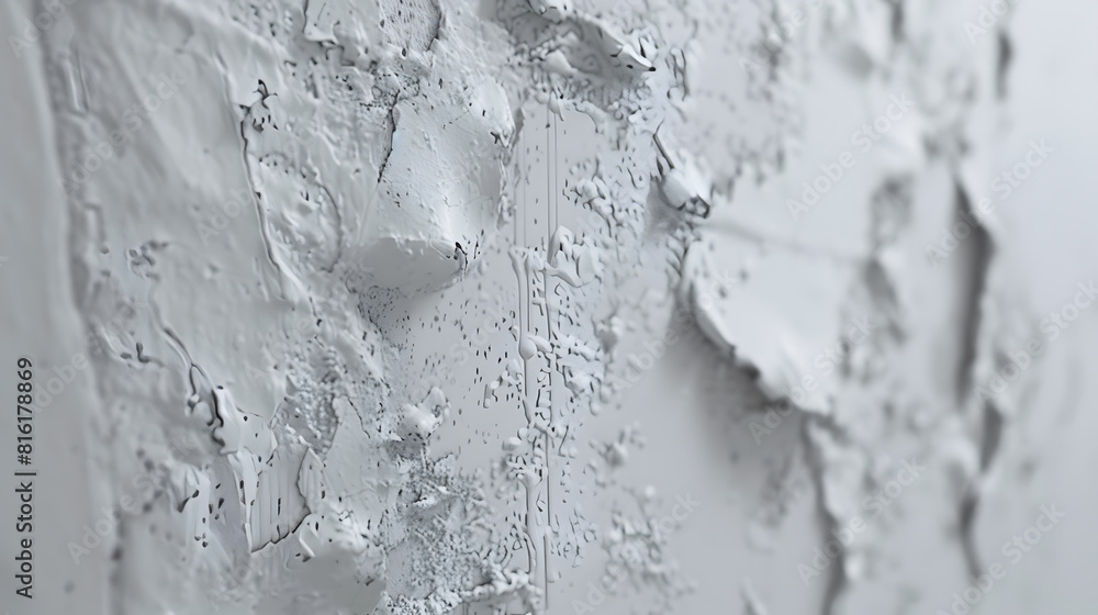 Aufkleber cement background is white through time paint gets corroded : generative ai