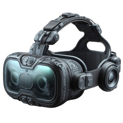 Isolated Virtual reality VR Glasses in futuristic style