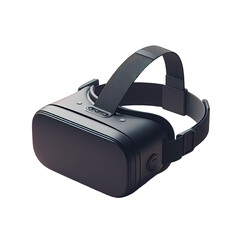 Isolated Virtual reality VR Glasses in futuristic style